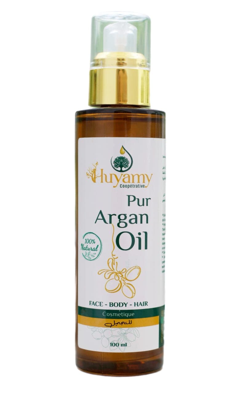 زيت الاركان غير محمص للتجميل 50 مل - 80.00 د.م. (كان 95.00 د.م.) - منتج طبيعي من Huyamy