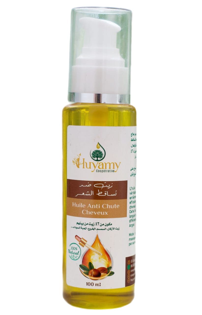 زيت ضد تساقط الشعر  - 80.00 د.م. - منتج طبيعي من Huyamy